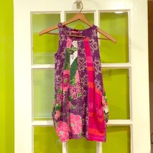Desigual adorable girls boho dress or tank EUC